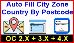 Auto Fill City Zone Country By Postcode
