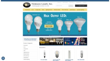 Norman Lamps  ( Redesign of the website ) 