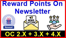 Reward Points On Newsletter