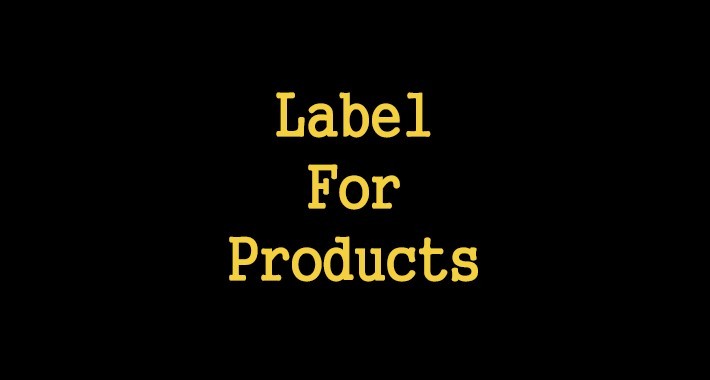 Product Stickers and Labels