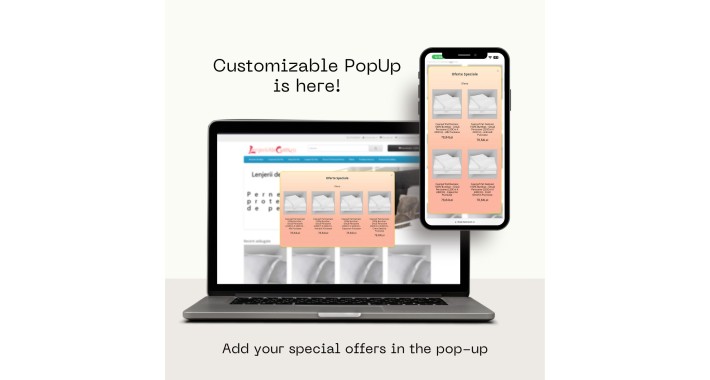 Customizable Pop-Up Special Offers