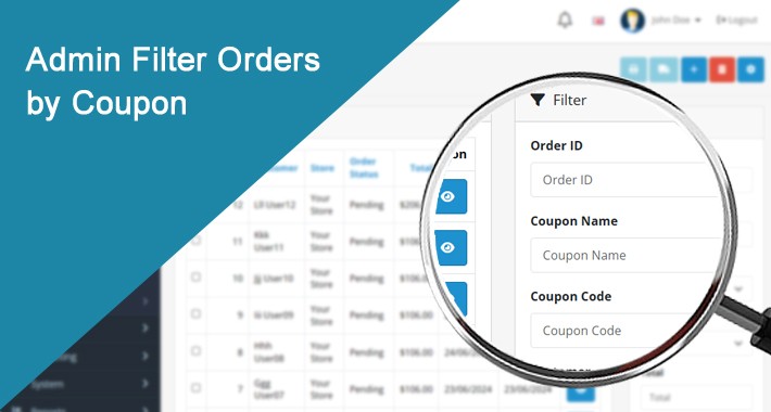 Admin Filter Orders by Coupon