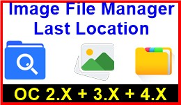 Image File Manager Last Location