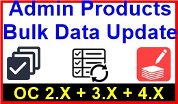 Admin Products Bulk Data Update