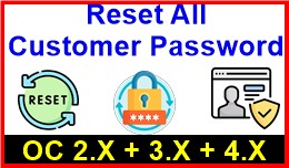 Reset All Customer Password
