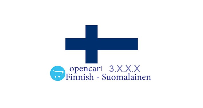 Opencart 3.0.x.x - Full Language Pack - Finnish Suomalainen