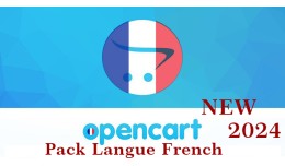 Full Langue Pack French New 2024 For Opencart 4...