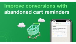 WhatsApp notifications for abandoned carts