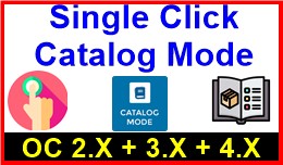 Single Click Catalog Mode