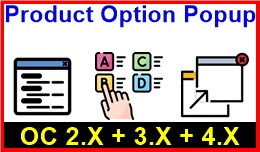 Product Option Popup