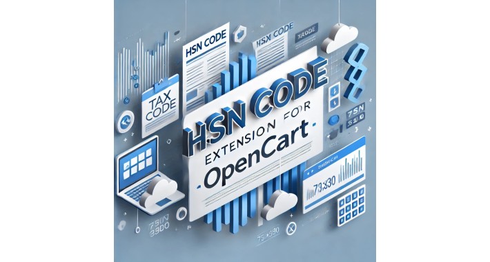 HSN Code Extension for OpenCart