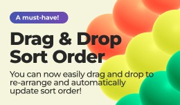 Drag & Drop Sort Order (Automatic Sort Order)