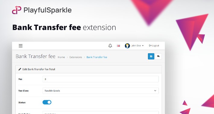 Bank Transfer fee