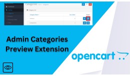 Admin Categories Preview Button