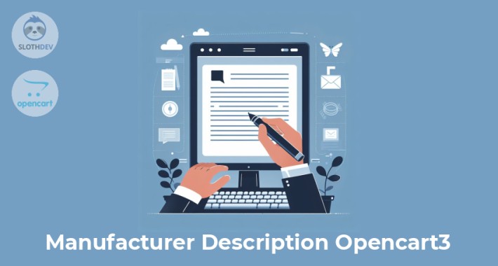 Manufacturer Description Opencart 3