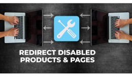 Redirect Disabled Products & Pages
