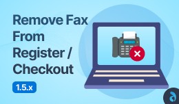 Remove Fax from Register / Checkout