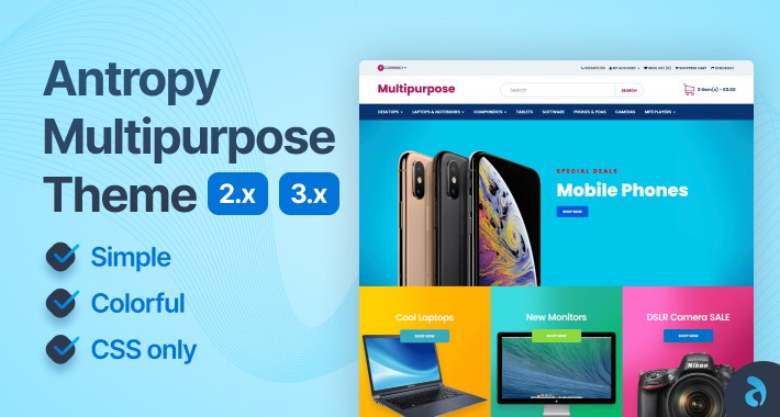 Antropy Multipurpose Theme