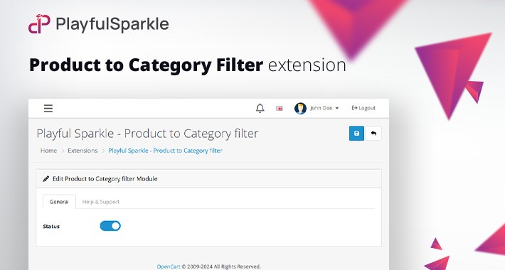 Product to Category Filter