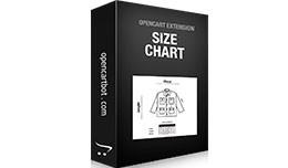 Size Chart Extension for OpenCart