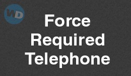 Force Required Telepone