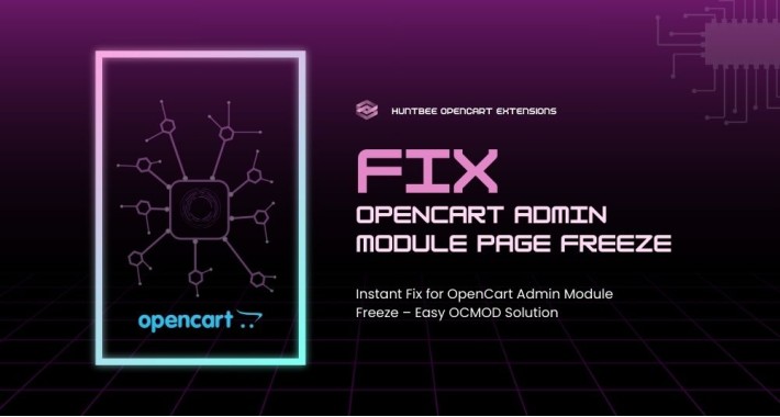 Fix OpenCart Admin Module Freezing Issue