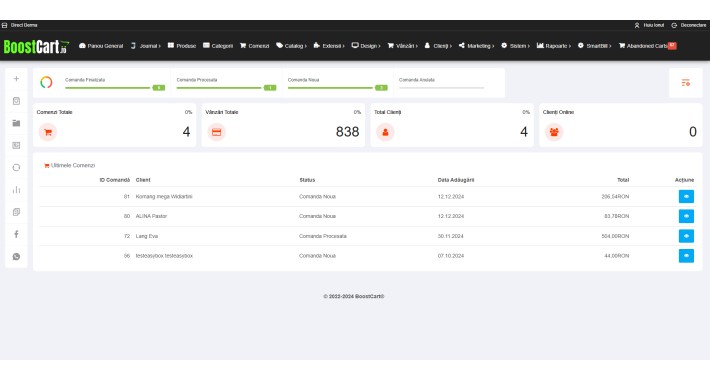 Opencart New Admin Panel Template - BoostCart Opencart New Admin Panel Template - BoostCart