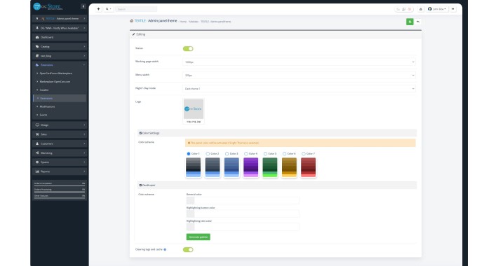 Stylish Admin Panel Theme (Trxtile Admin Theme) v1.0.10
