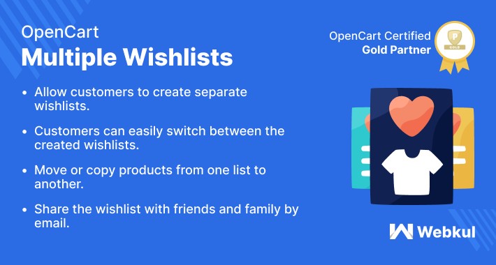 Opencart Multiple Wishlist