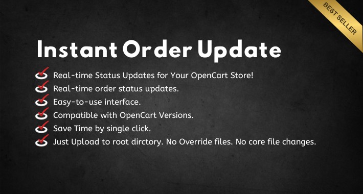 Instant Order Update