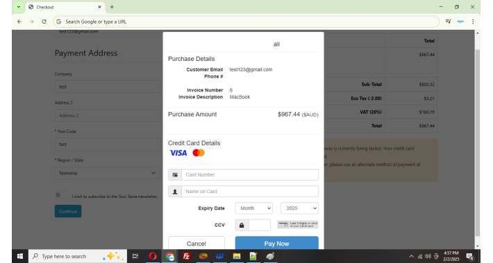 eWay Payment (Australia)