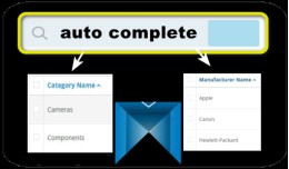 Category and Manufacturer Search module for admin