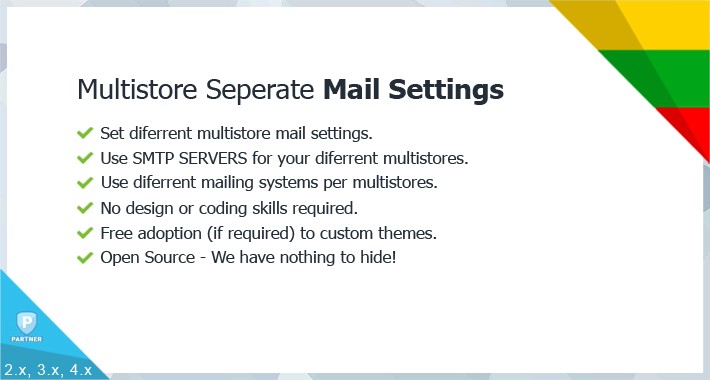 Multistore Separate Mail Settings (diferrent SMTP usage)