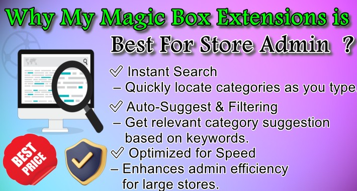 Admin Category Search auto-complete