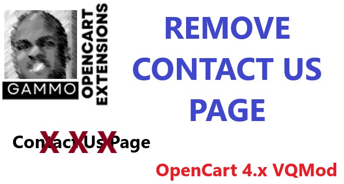 Remove Contact Us Page - OpenCart 4.x