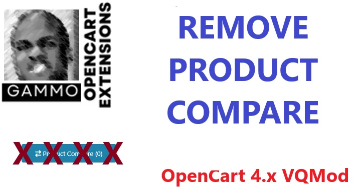 Remove Product Compare - OpenCart 4.x