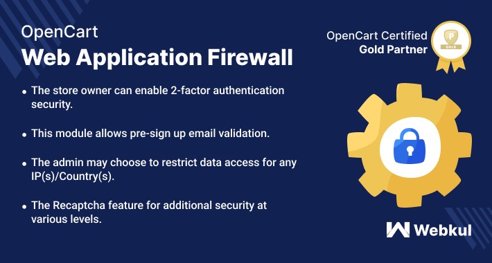 Opencart Web Application Firewall (WAF) Security Extension