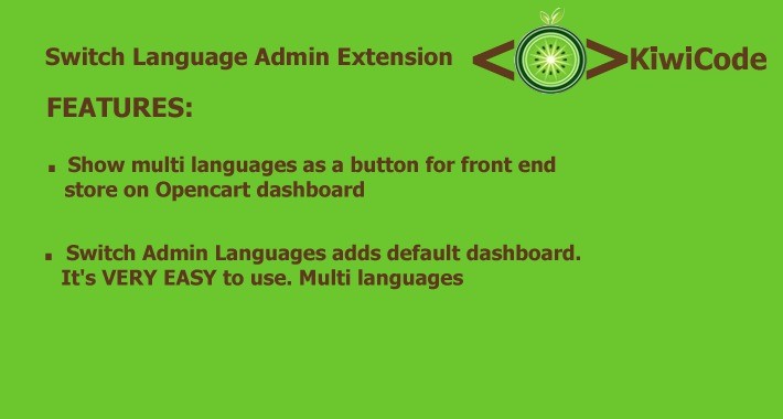 Switch Admin Language Extension