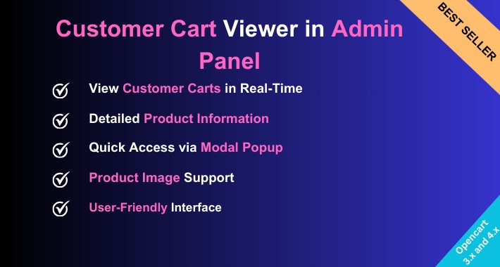 Advance Customer Cart Viewer in Admin Panel