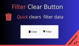 Filter Clear Button in Adimin Product List Page
