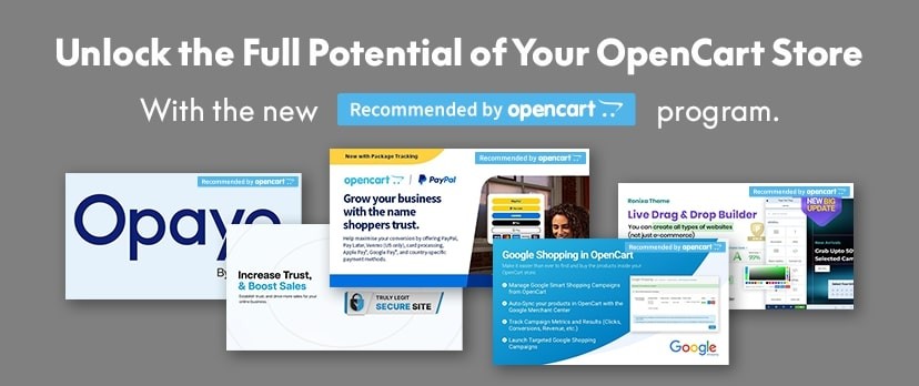 Why “Recommended by OpenCart” Matters for Your Business