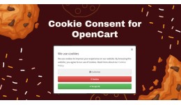 Cookie Consent for OpenCart