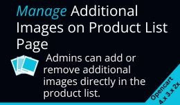 Manage Additional Images on Product List Page