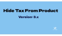 Hide Tax From Product