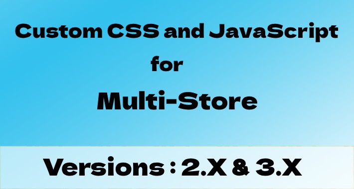 Custom CSS and JavaScript for Multi-Store