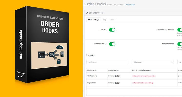Order Hooks - Universal Integration Order Hooks - Universal Integration