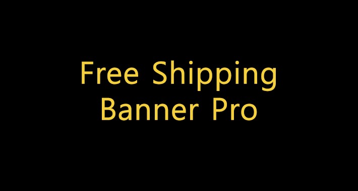 Free Shipping Banner Pro