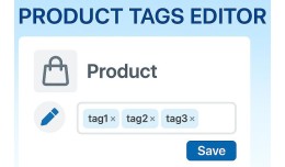 Product Tags Editor