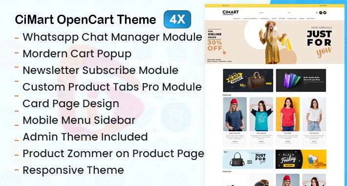 CiMart - Opencart 4x Theme