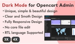 Dark Mode for Opencart Admin